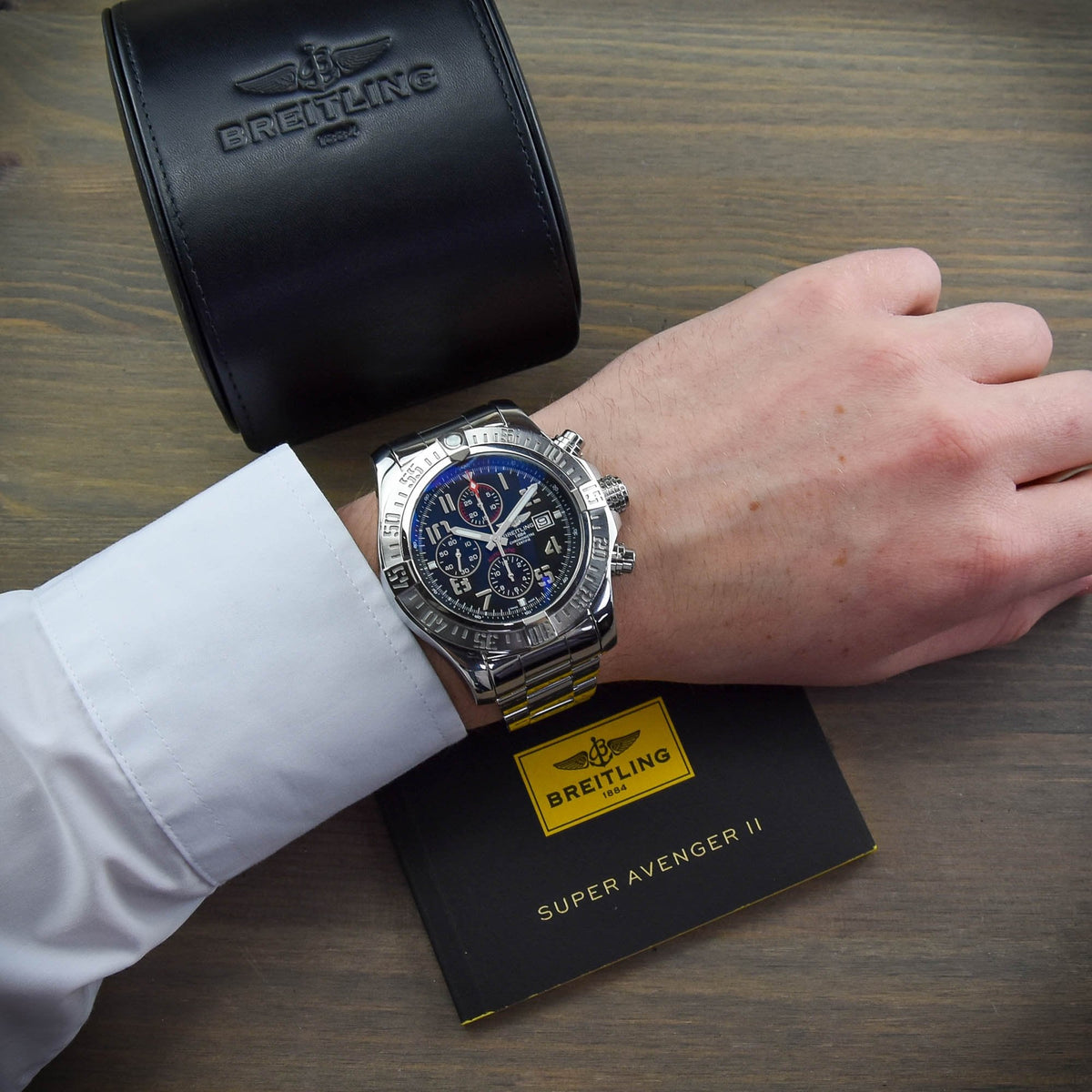 Super Avenger II A1337111 - Gents Watch - Black Dial - 2013