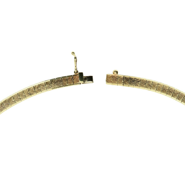 9ct Yellow Gold 15'' Collarette - 20.1g