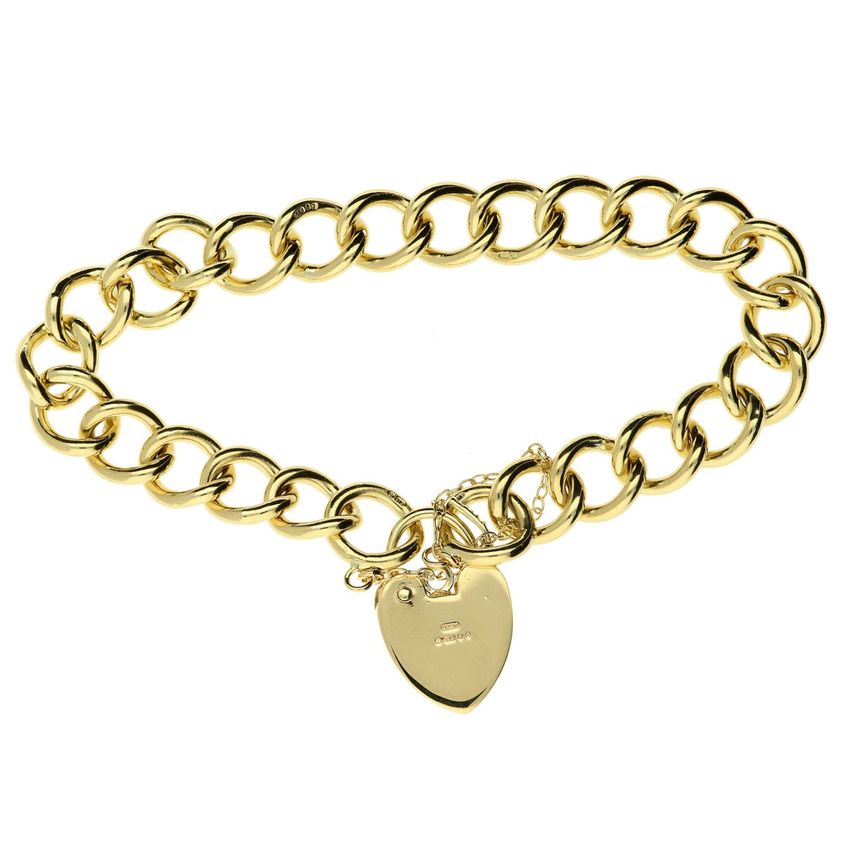 9ct Yellow Gold 7.5 Inch Charm Bracelet - 26.6g