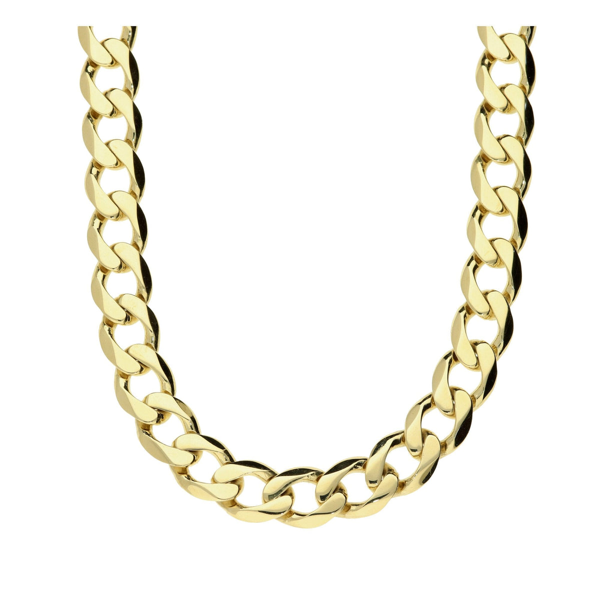 9ct Yellow Gold Heavy 24 Inch Curb Chain - 71.9g