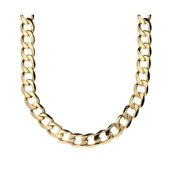 9ct Yellow Gold Heavy 23 Inch Curb Chain - 73g