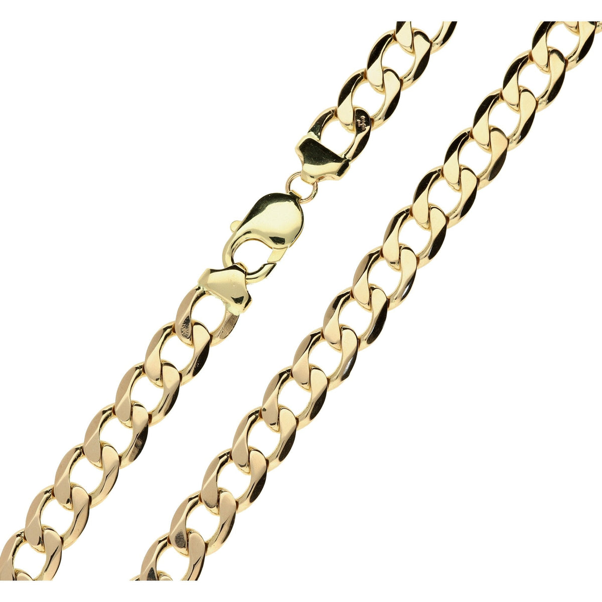 9ct Yellow Gold Heavy 23 Inch Curb Chain - 73g