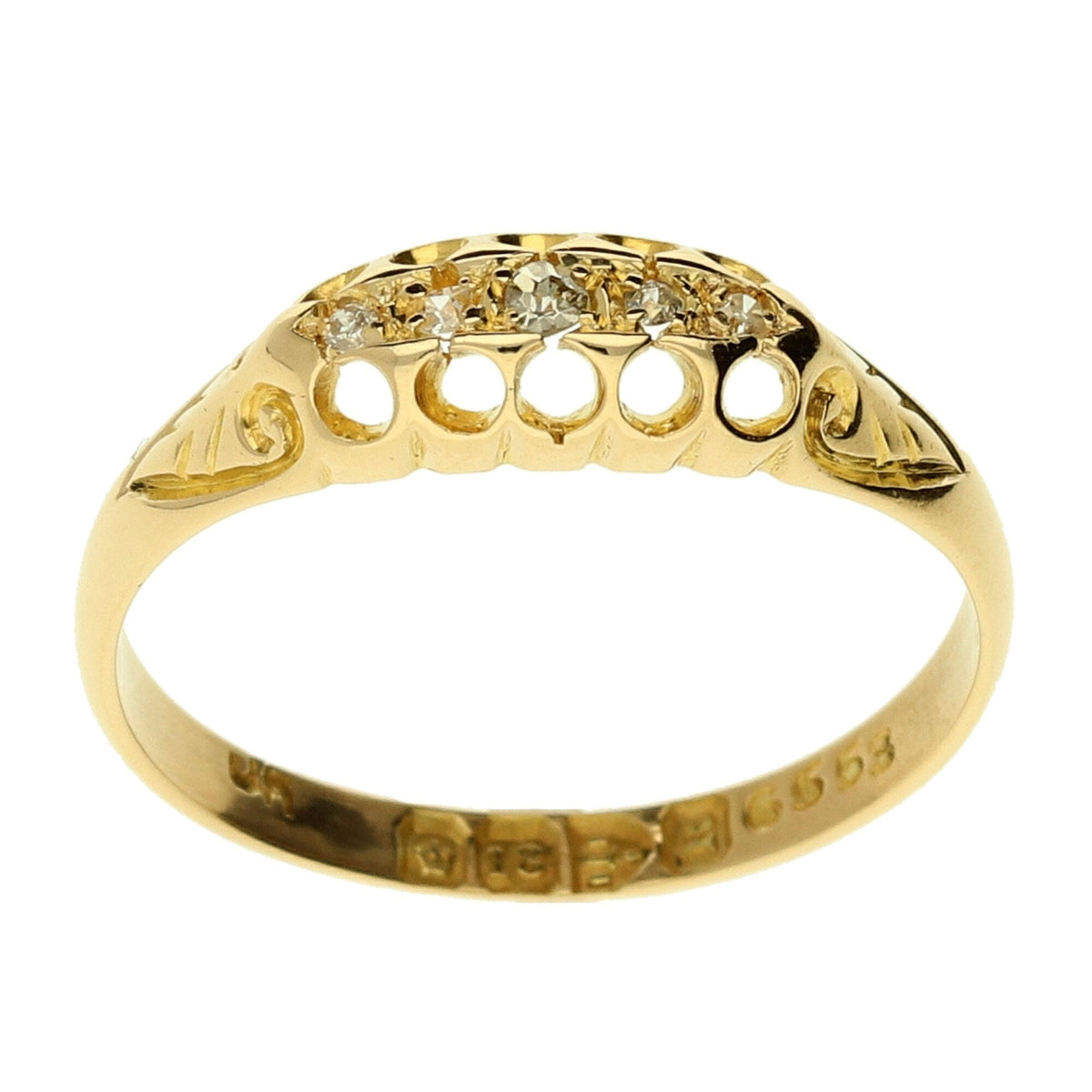 18ct Yellow Gold 1900 Vintage Ring - 2.3g