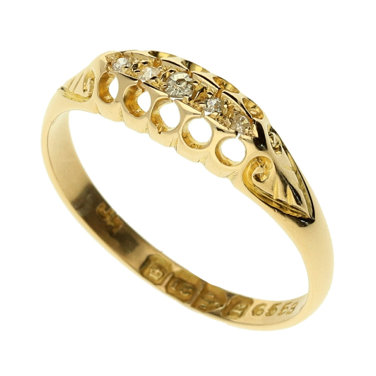18ct Yellow Gold 1900 Vintage Ring - 2.3g
