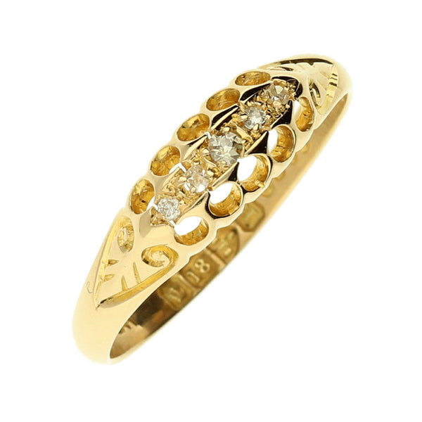18ct Yellow Gold 1900 Vintage Ring - 2.3g