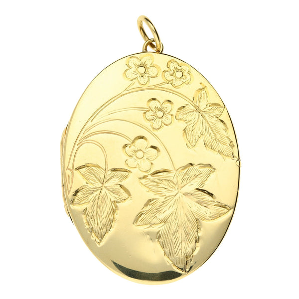 Heavy 9ct Yellow Gold Locket 14.1g