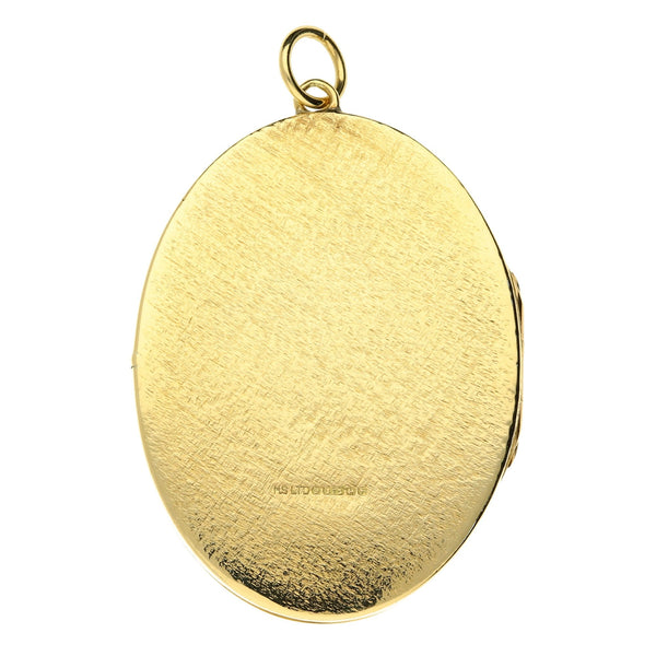 Heavy 9ct Yellow Gold Locket 14.1g