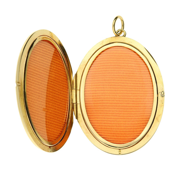 Heavy 9ct Yellow Gold Locket 14.1g