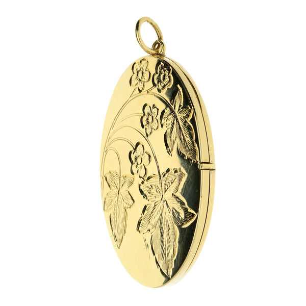 Heavy 9ct Yellow Gold Locket 14.1g