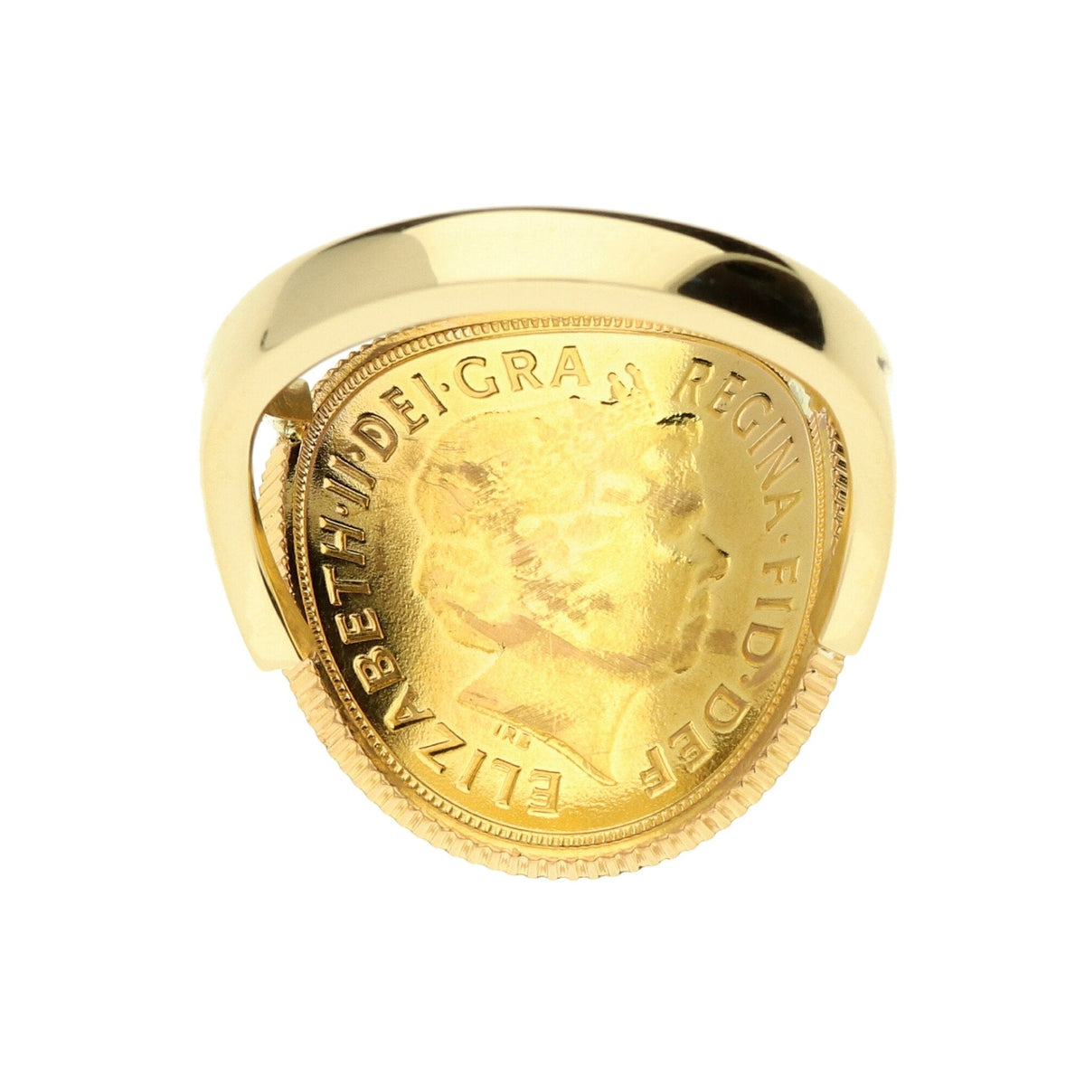 2014 Full Bent-Over Sovereign Ring - 10.8g