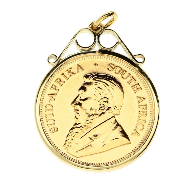 2015 1/4 Krugerrand Scroll Top Pendant - 9.7g