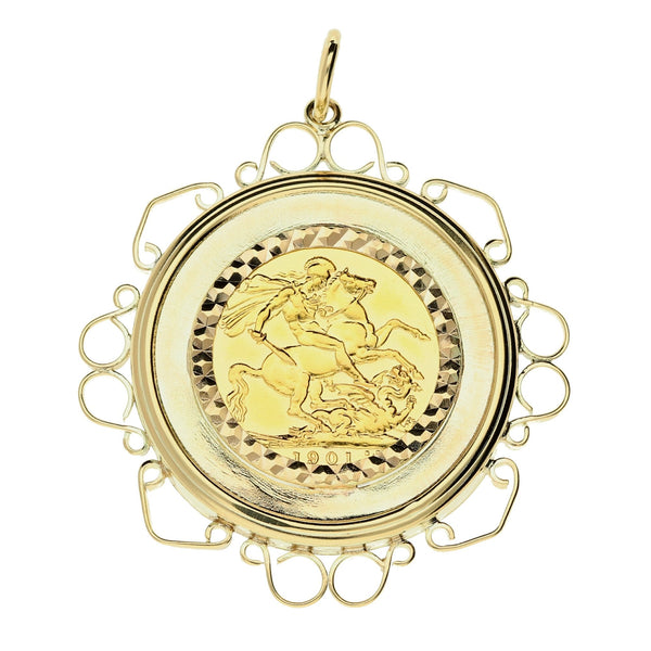 1901 Queen Victoria Full Sovereign Pendant - 13.0g