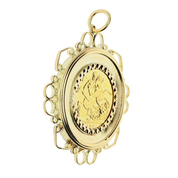 1901 Queen Victoria Full Sovereign Pendant - 13.0g