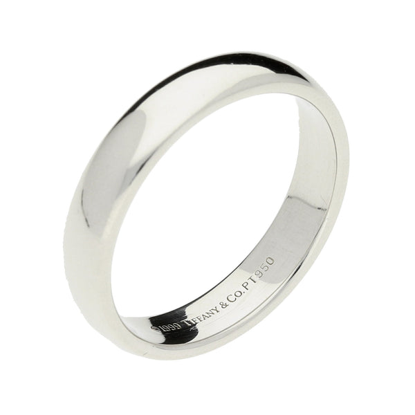 1999 Tiffany and Co 4mm Platinum Wedding Band - Size R - 9.4g