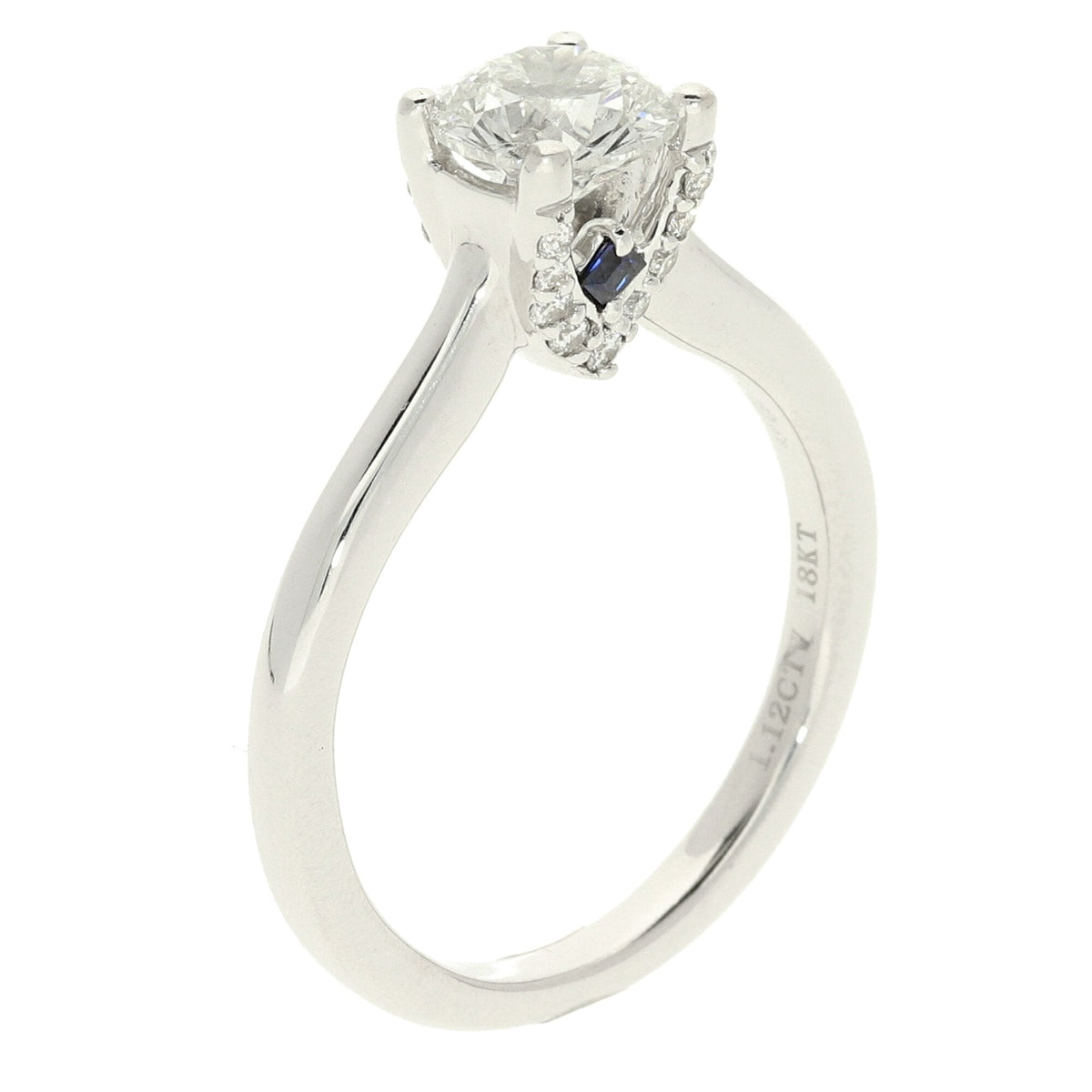 18ct White Gold Vera Wang Engagement Ring - 1.12ct