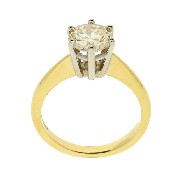 18ct Yellow Gold 1.12ct Diamond Engagement Ring
