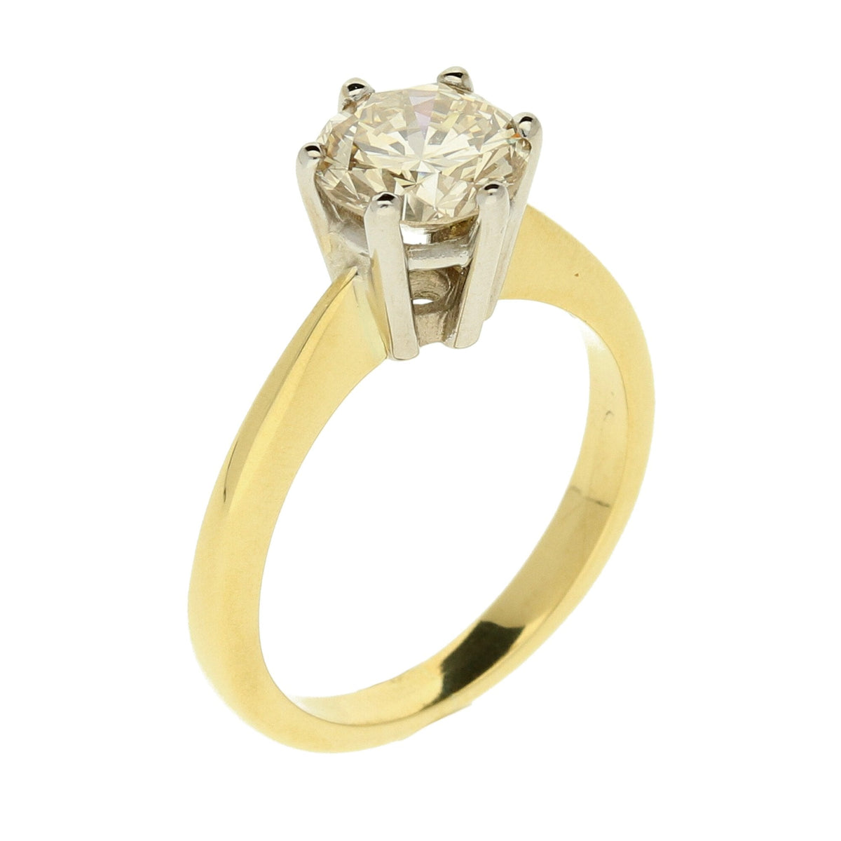 18ct Yellow Gold 1.12ct Diamond Engagement Ring