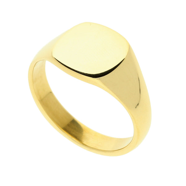 18ct Yellow Gold Gents Signet Ring - 10.5g