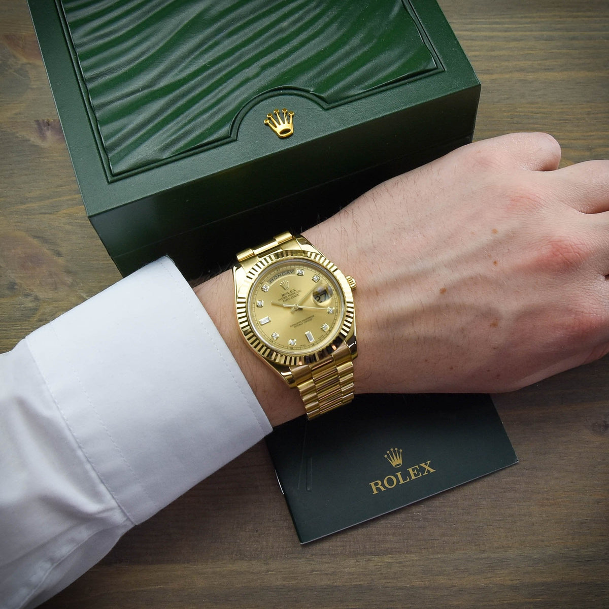 Day-Date II 218238 - Gents Watch - Diamond Dial - 2013