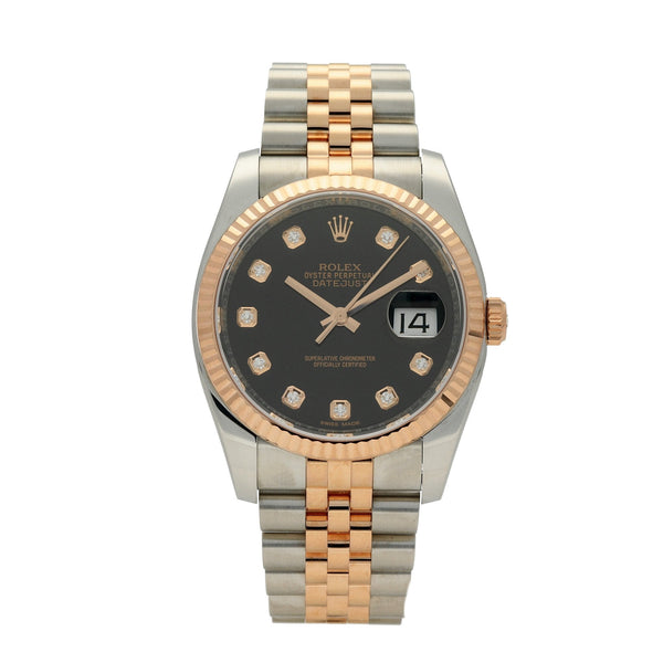 Datejust 116231 - Gents Watch - Diamond Dial - 2016