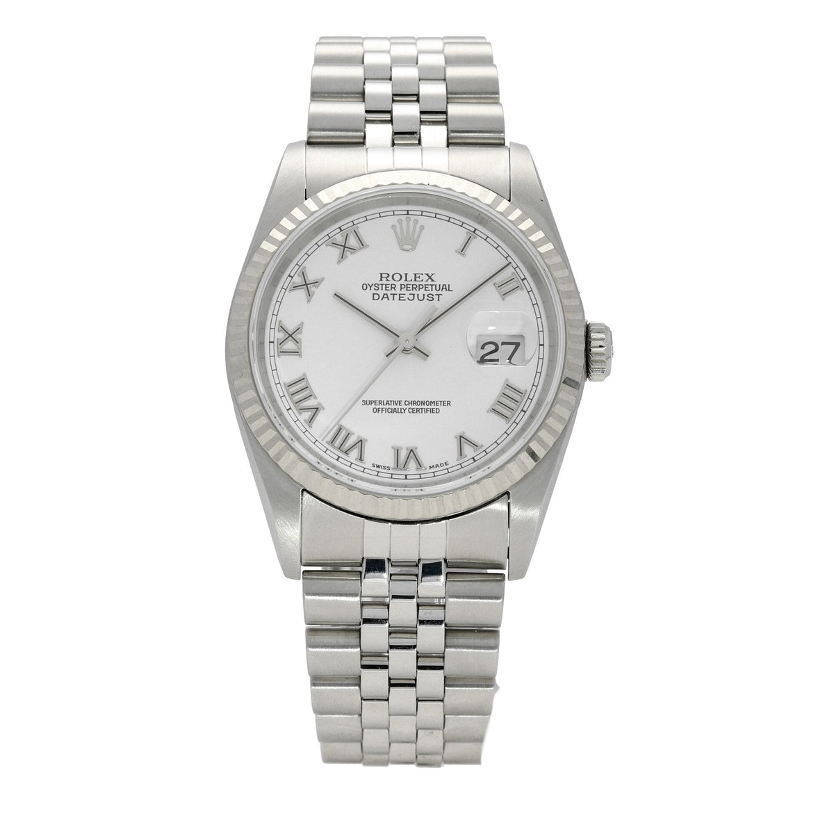 Datejust 16234 - Gents Watch - White Dial - 2005