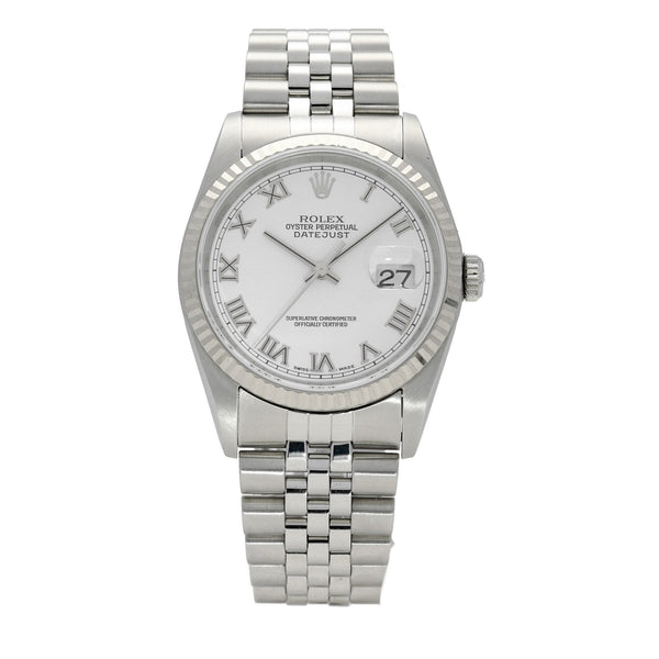 Datejust 16234 - Gents Watch - White Dial - 2005