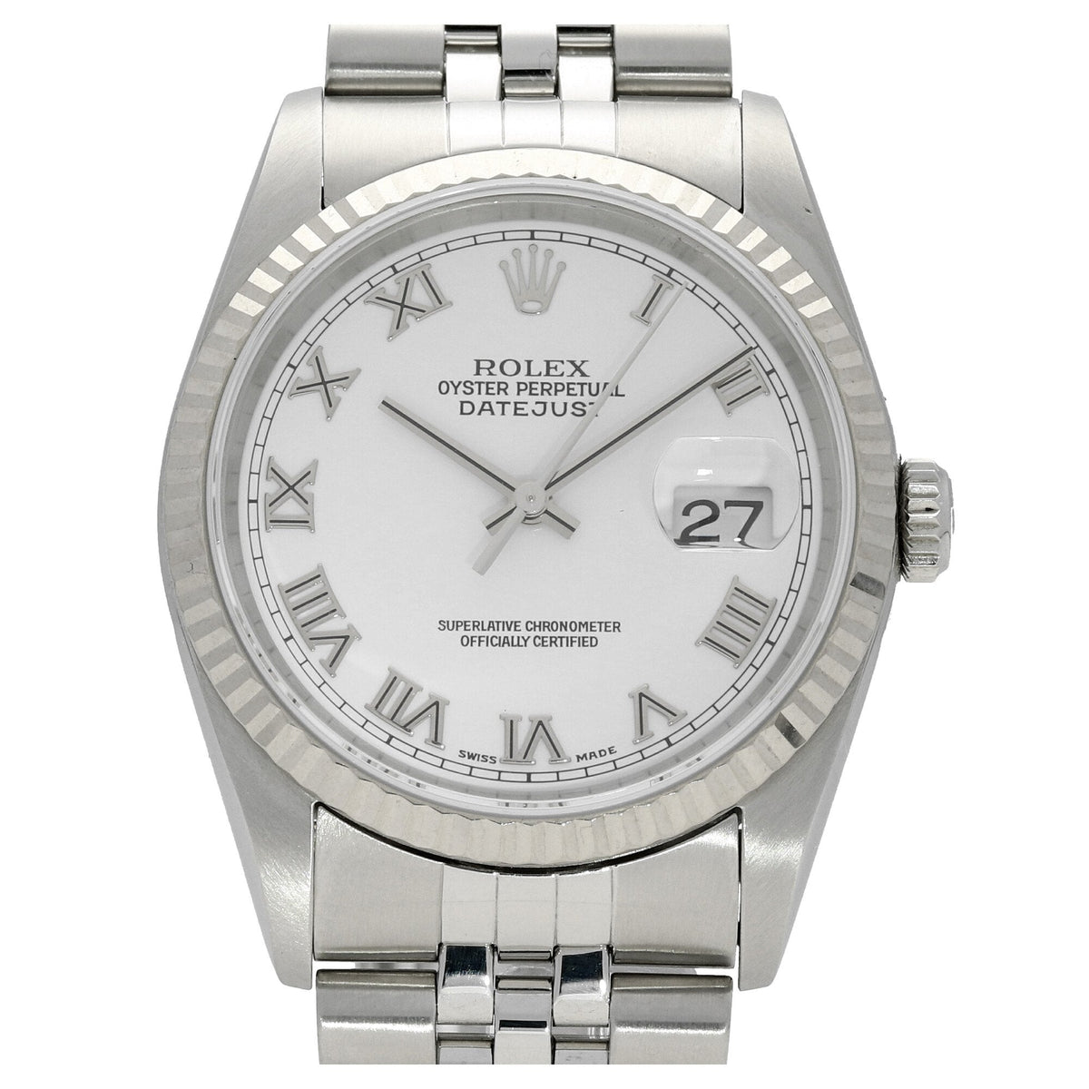 Datejust 16234 - Gents Watch - White Dial - 2005
