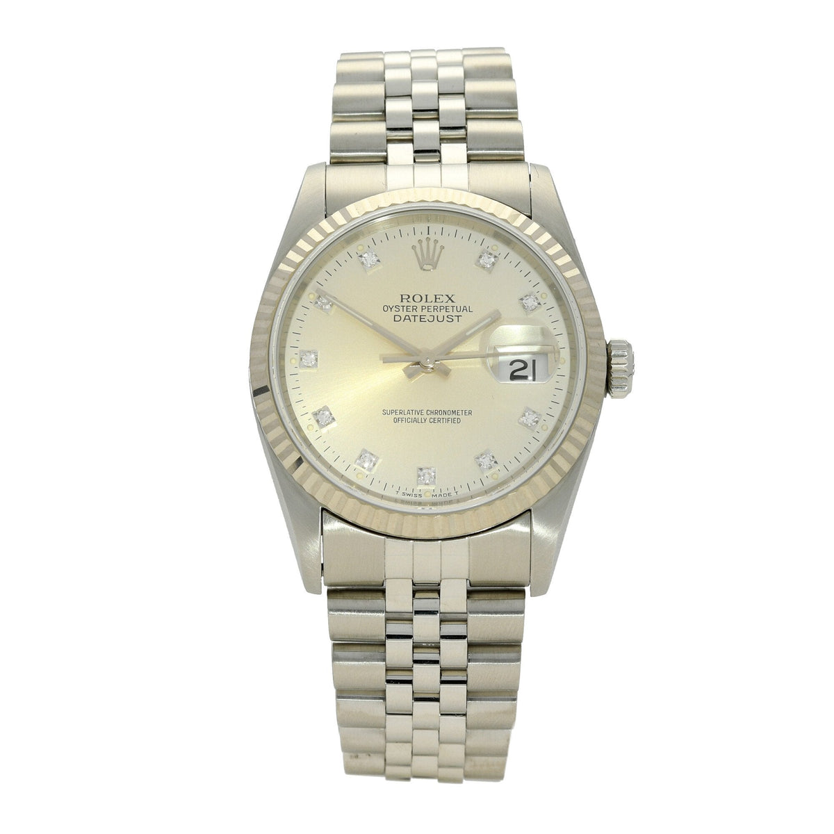 Datejust 16234 - Gents Watch - Diamond Dial - 1995