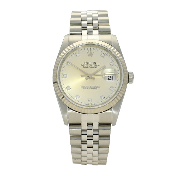 Datejust 16234 - Gents Watch - Diamond Dial - 1995