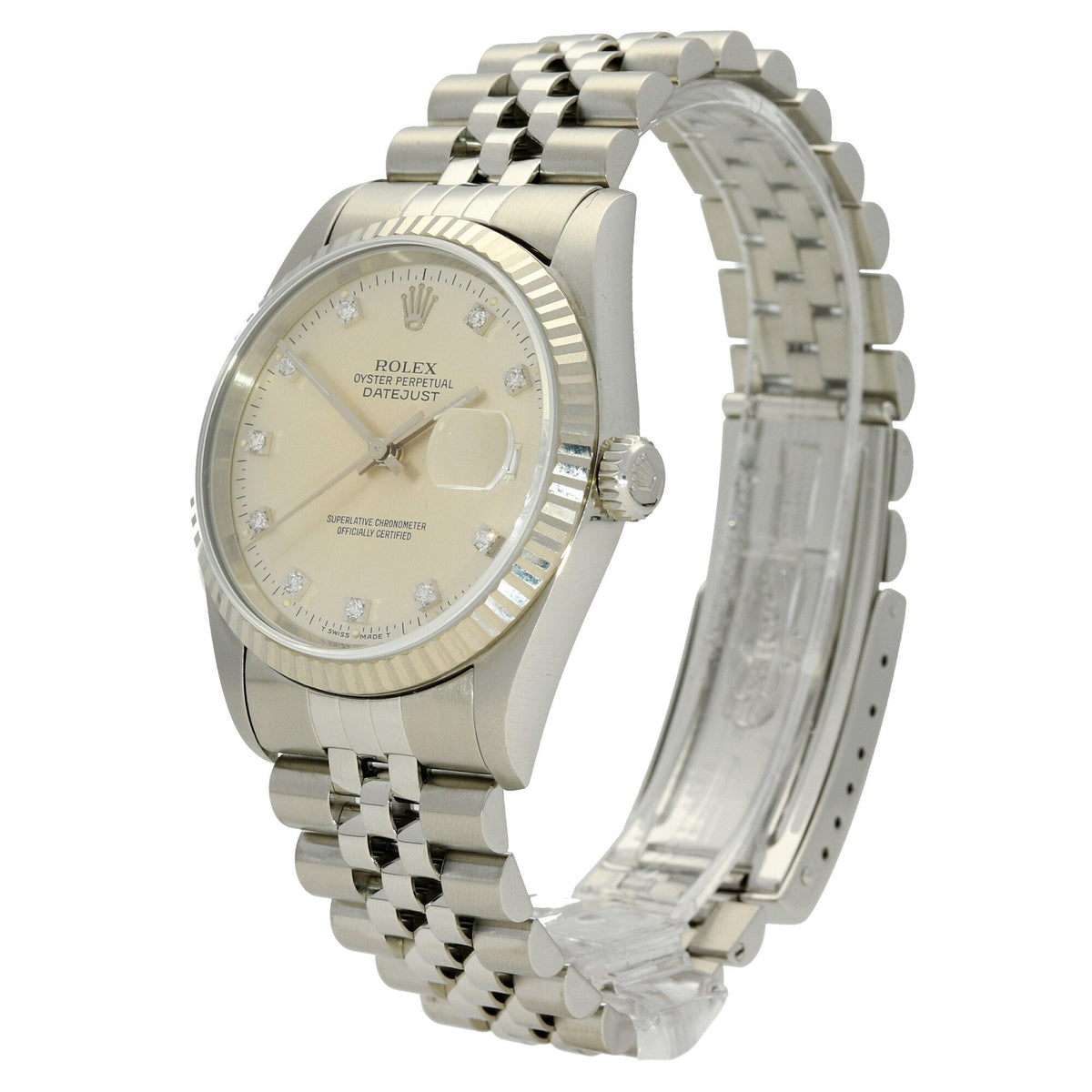 Datejust 16234 - Gents Watch - Diamond Dial - 1995