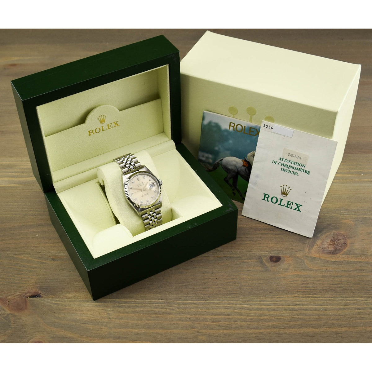 Datejust 16234 - Gents Watch - Diamond Dial - 1995