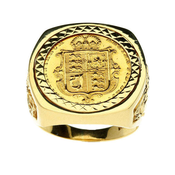 1887 Queen Victoria Half Sovereign Ring - 11.1g