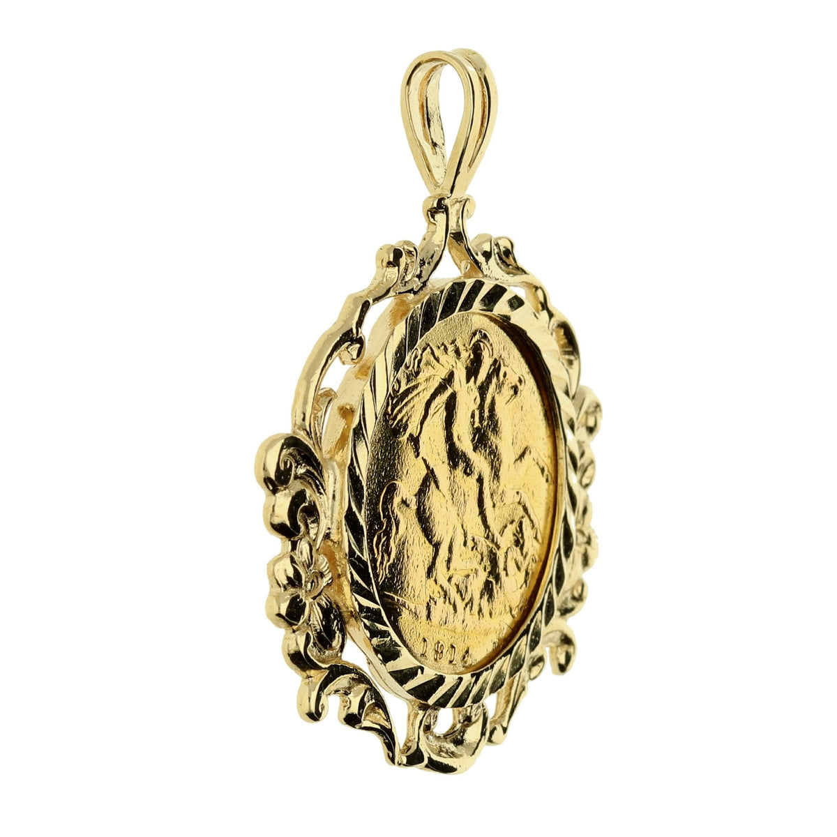 1914 King George V Half Sovereign Pendant - 6.7g