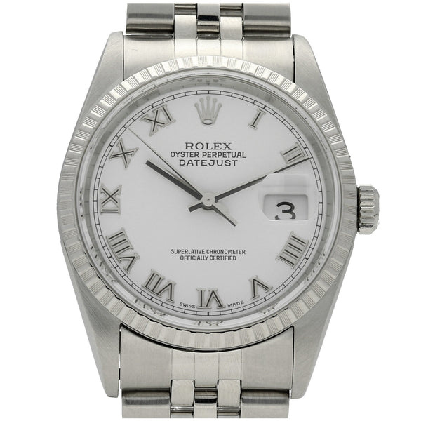 Datejust 16220 - Gents Watch - White Dial - 2004