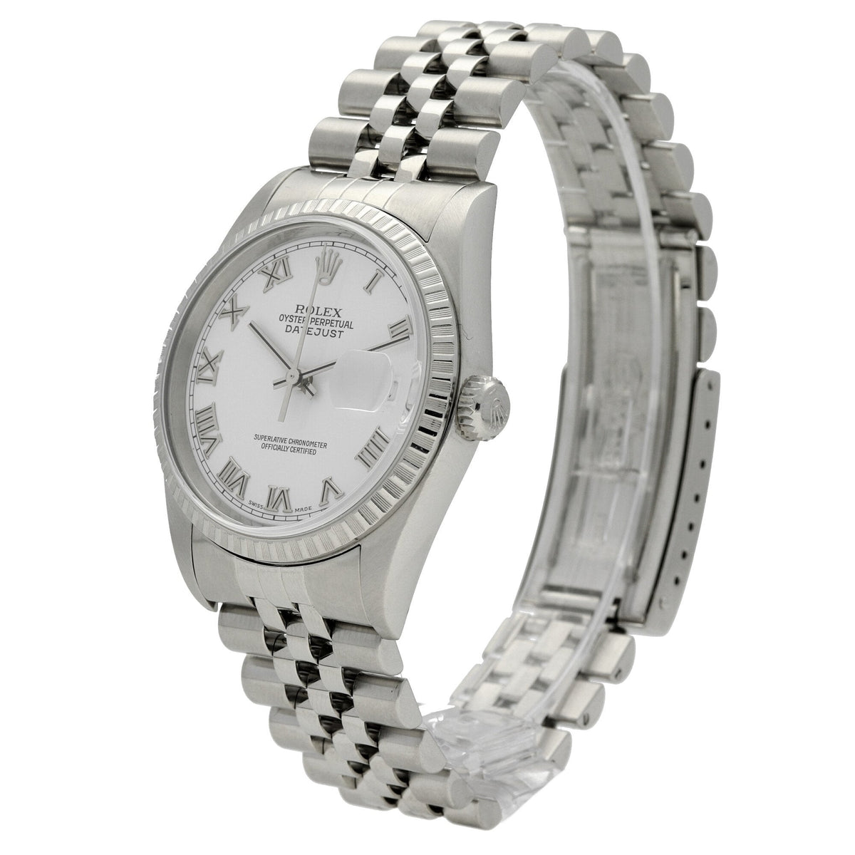 Datejust 16220 - Gents Watch - White Dial - 2004