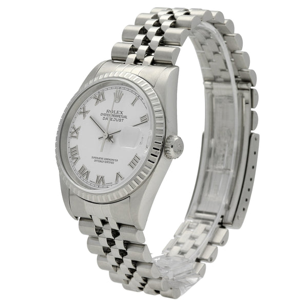Datejust 16220 - Gents Watch - White Dial - 2004