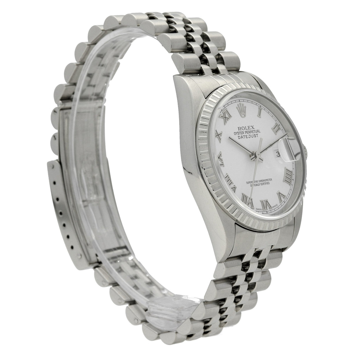 Datejust 16220 - Gents Watch - White Dial - 2004