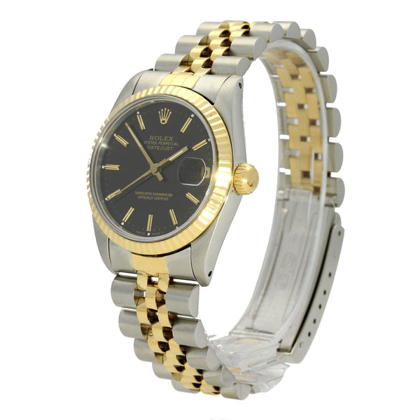Datejust 68273 - Mid-size Watch - Black Dial - 1988