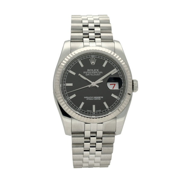 Datejust 116234 - Gents Watch - Black Dial - 2010