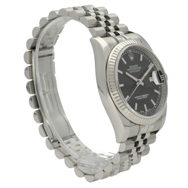 Datejust 116234 - Gents Watch - Black Dial - 2010