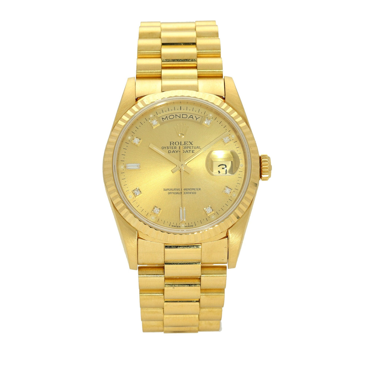 Day-Date 18238 - Gents Watch - Diamond Dial - 1993