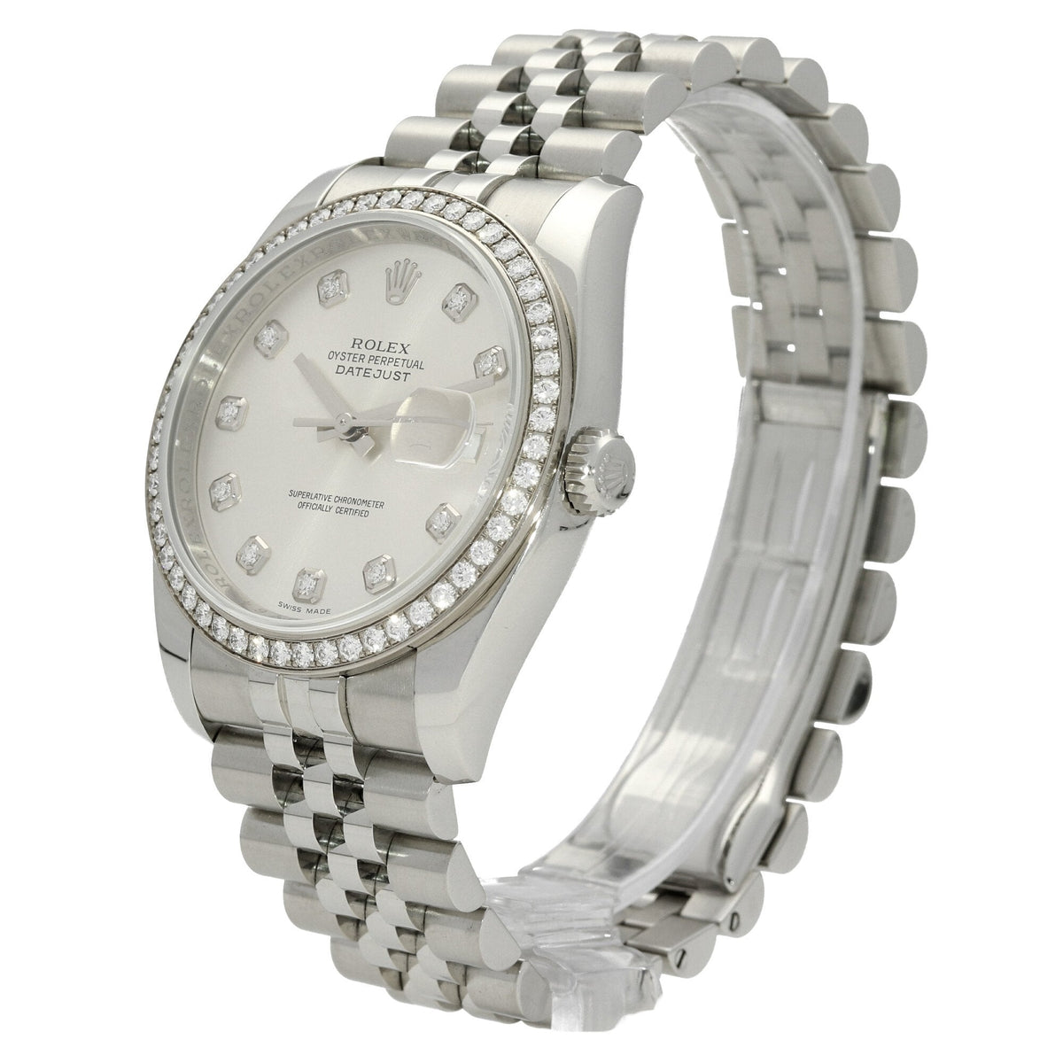 Datejust 116244 - 36mm Watch - Diamond Bezel - 2010