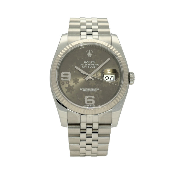 Datejust 116234 - 36mm Watch - Floral Dial - 2019