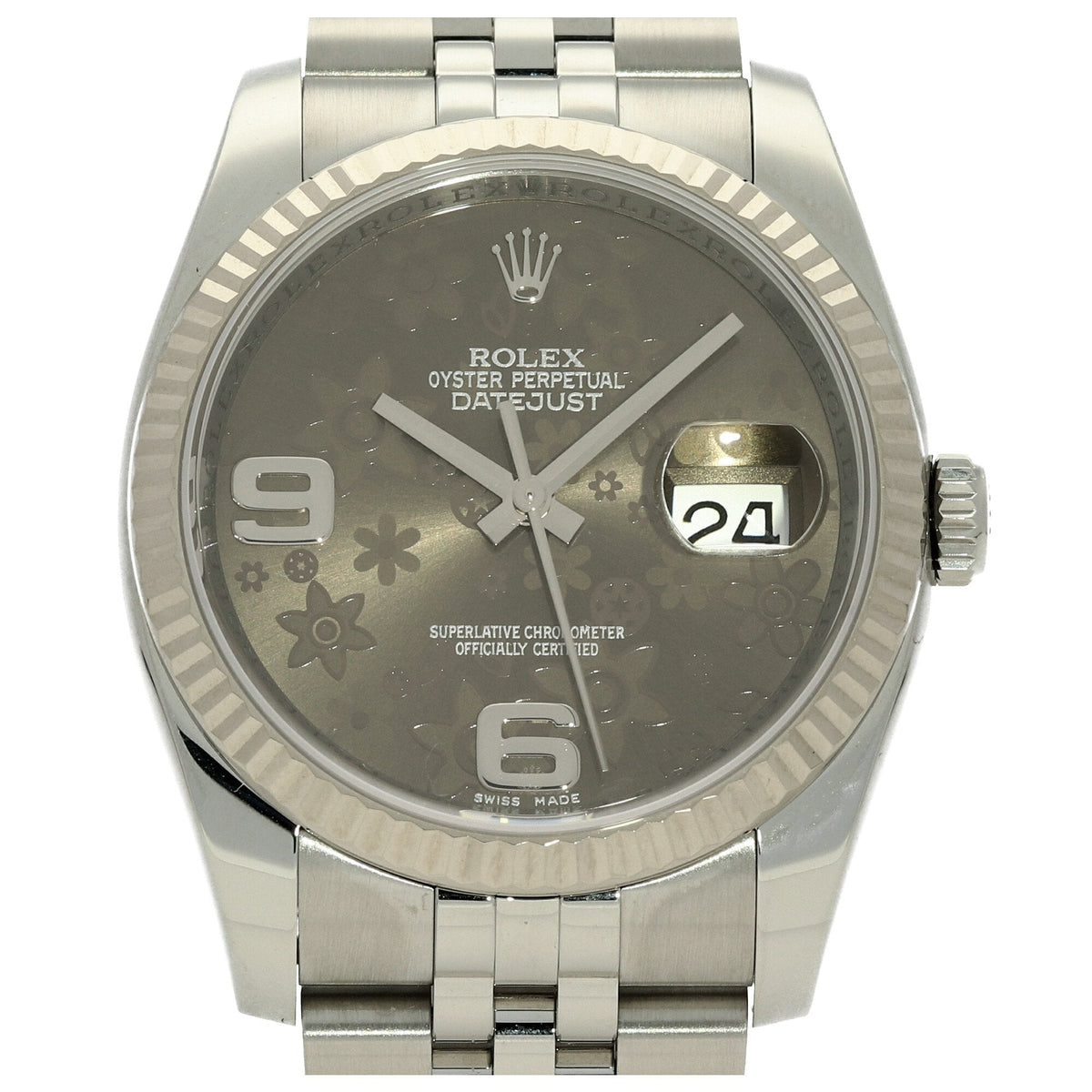 Datejust 116234 - 36mm Watch - Floral Dial - 2019