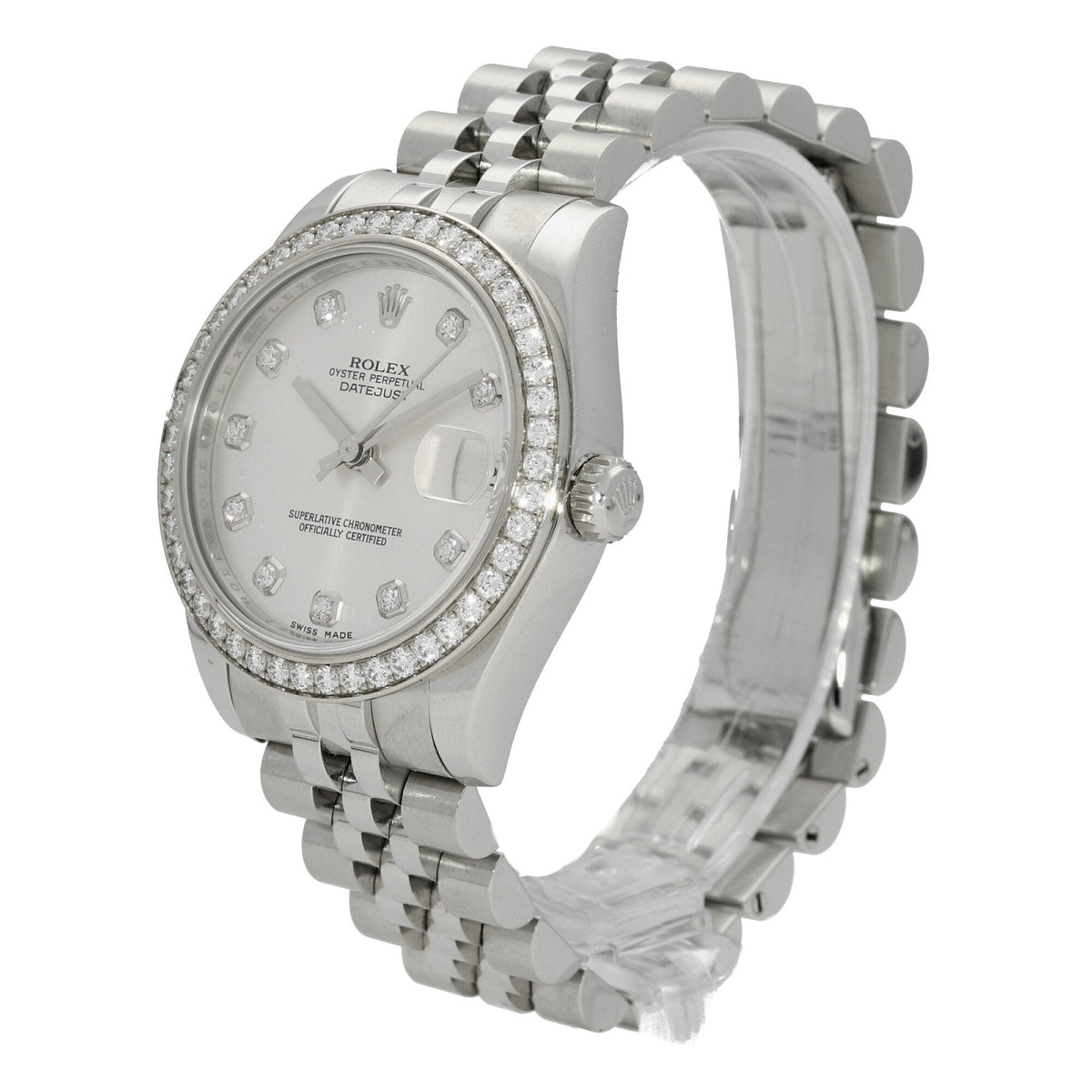Datejust 178384 - Midsize Watch - Diamond Bezel - 2012