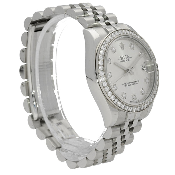 Datejust 178384 - Midsize Watch - Diamond Bezel - 2012