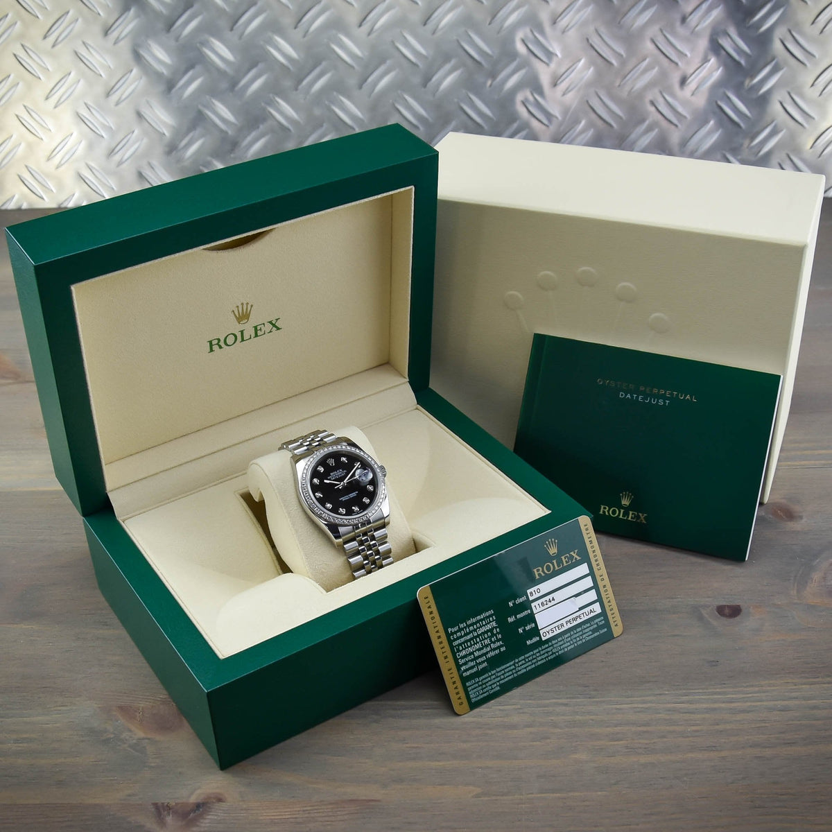 Datejust 116244 - Gents Watch - Diamond Bezel - 2015
