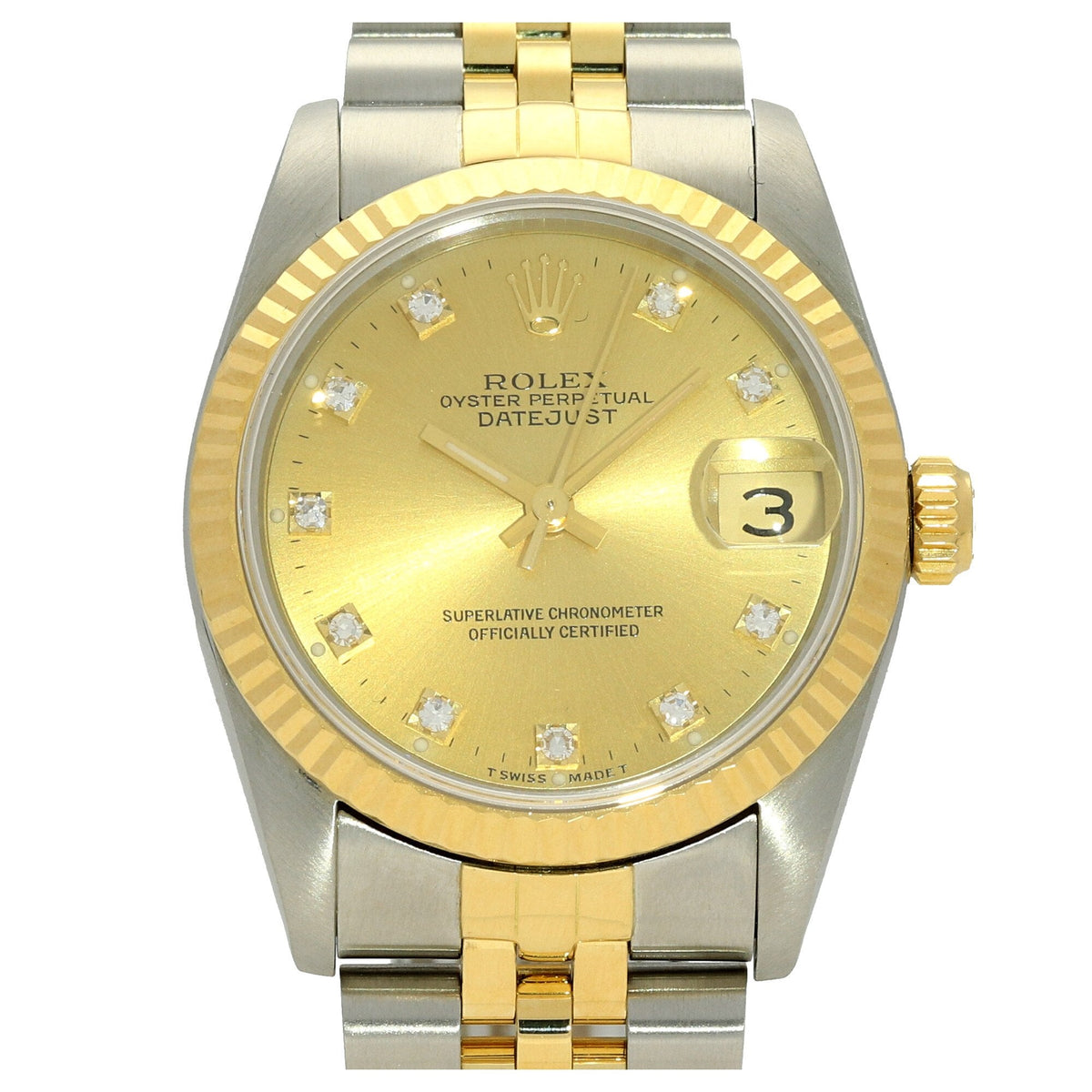 Datejust 68273 - Midsize Watch - Diamond Dial - 1988