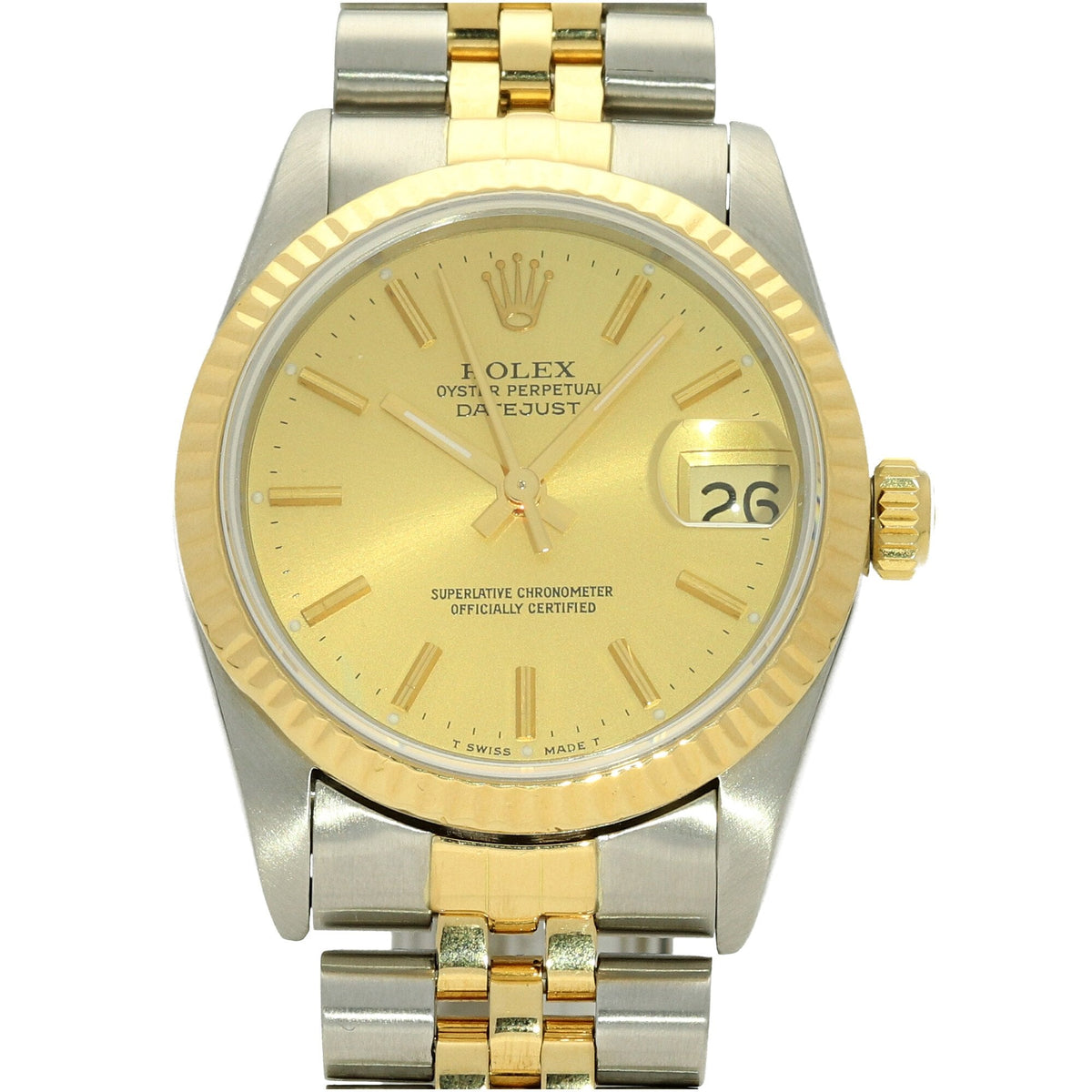Datejust 68273 - Midsize Watch - Champagne Dial - 1987
