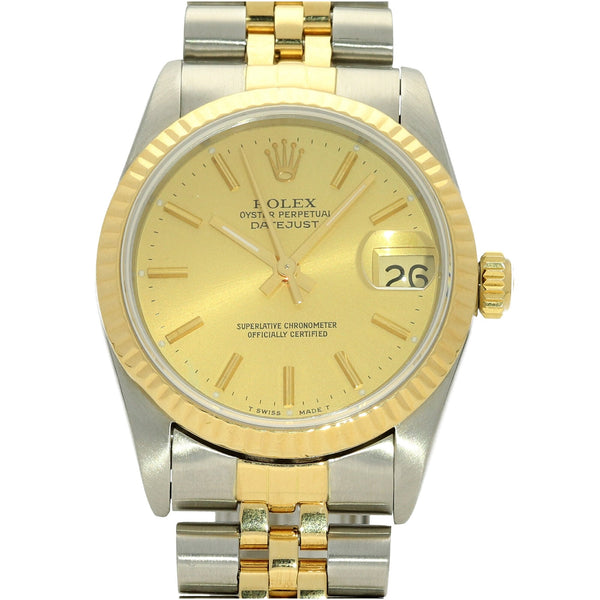 Datejust 68273 - Midsize Watch - Champagne Dial - 1987